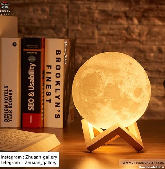 چراغ خواب مدل ماه - ژوان گالری