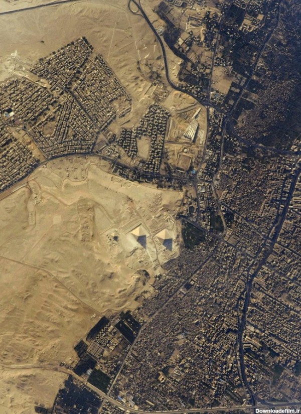 اهرام ثلاثه مصر از دید ایستگاه فضایی بین المللی | طرفداری