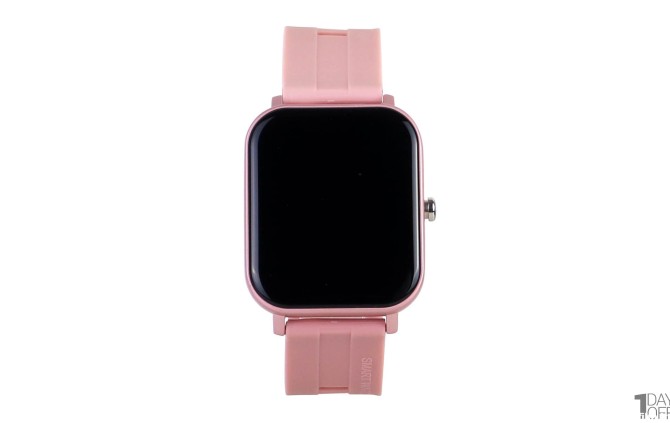 خرید ساعت هوشمند طرح اپل رنگ صورتی روشن مدل F22 - عمده و خرده ...