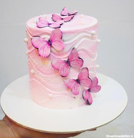 کیک شکوفه بهاری