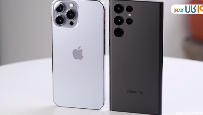 مقایسه iphone 13 pro max با s22 ultra از نظر طراحی