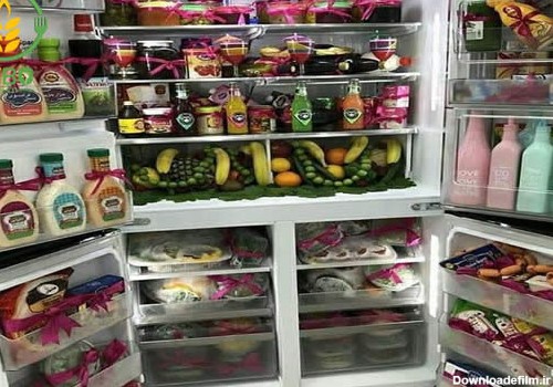 مواد غذایی داخل یخچال
