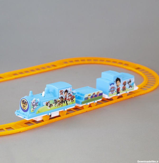 Battery Powered Toy Train Set With Track In Packaging Box ...