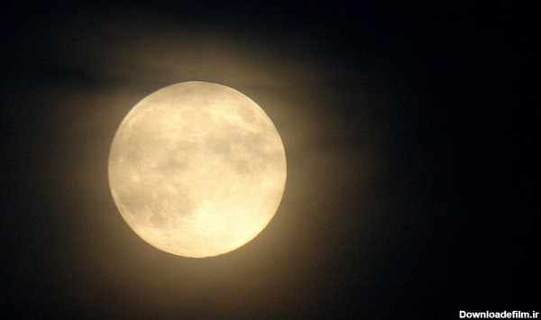 عکس ماه کامل در شب