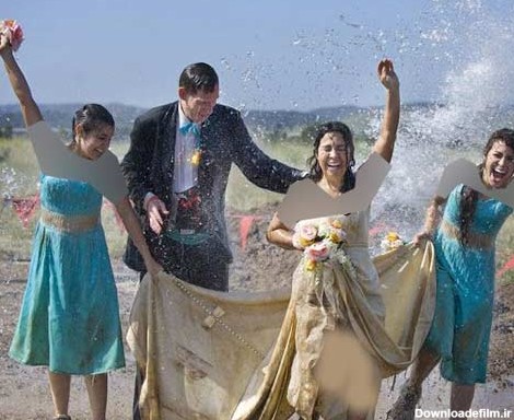 ایران خبر - عکس هایی خنده دار از عروس داماد های بی خیال
