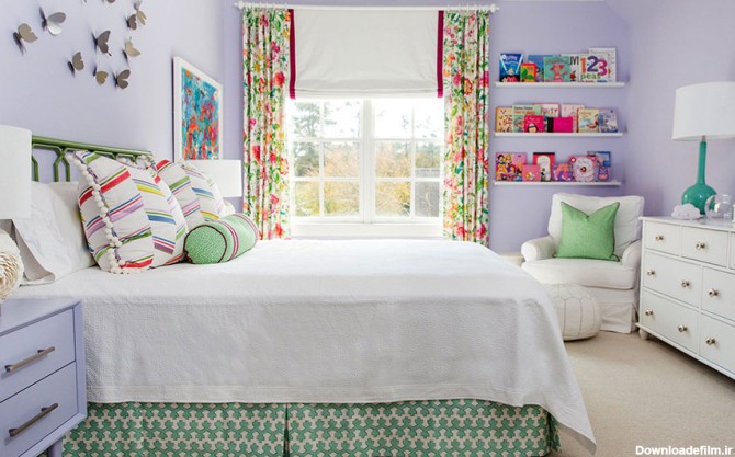 9 ایده فوق العاده زیبا برای اتاق خواب دخترانه با رنگ سفید