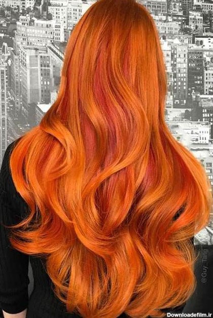 چگونه رنگ موی نارنجی داشته باشیم؟