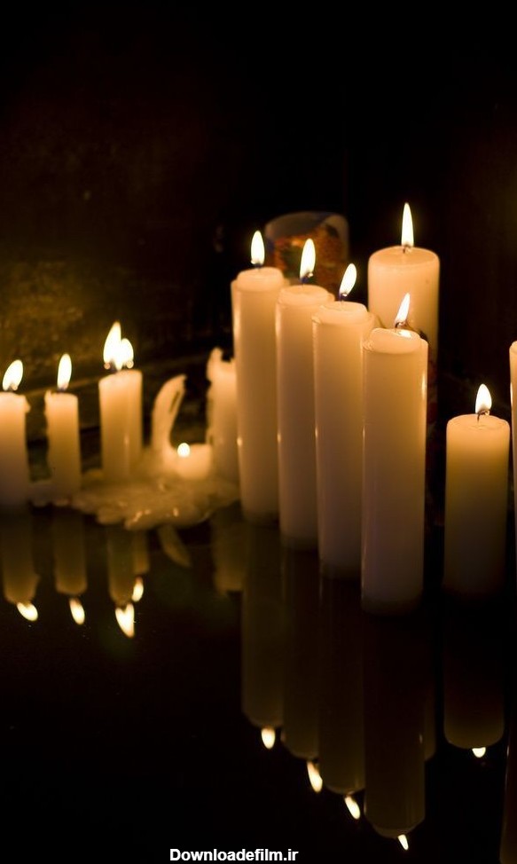دانلود تصویر شمع تسلیت با کیفیت بالا