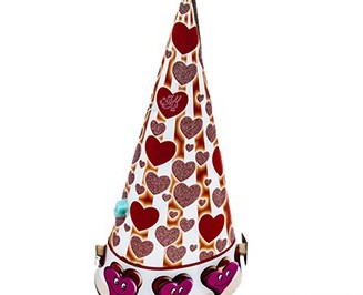 کلاه تولد عاشقانه - کلاه بوقی طرح قلب | کیک‌آف