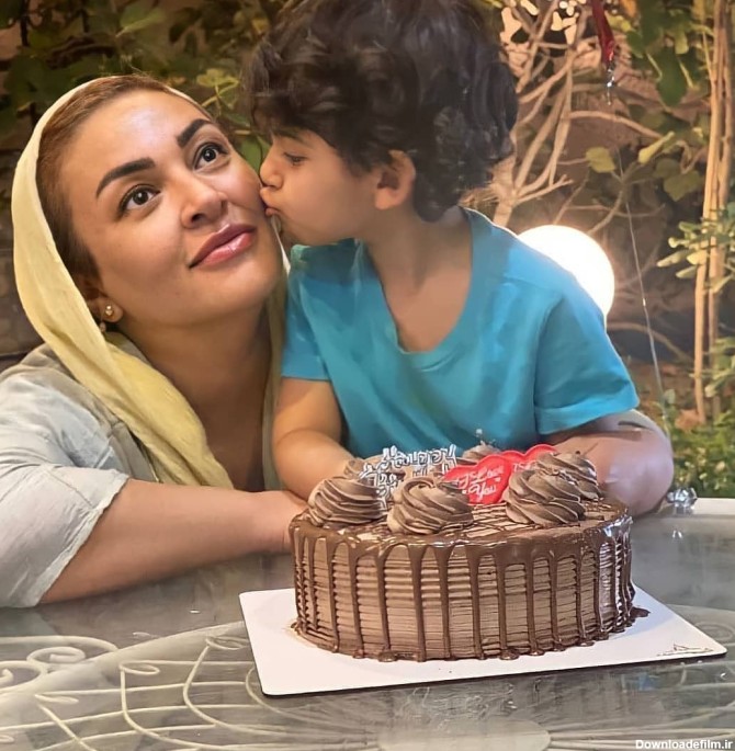 جشن تولد زیبا بروفه در کنار پسرش /عکس