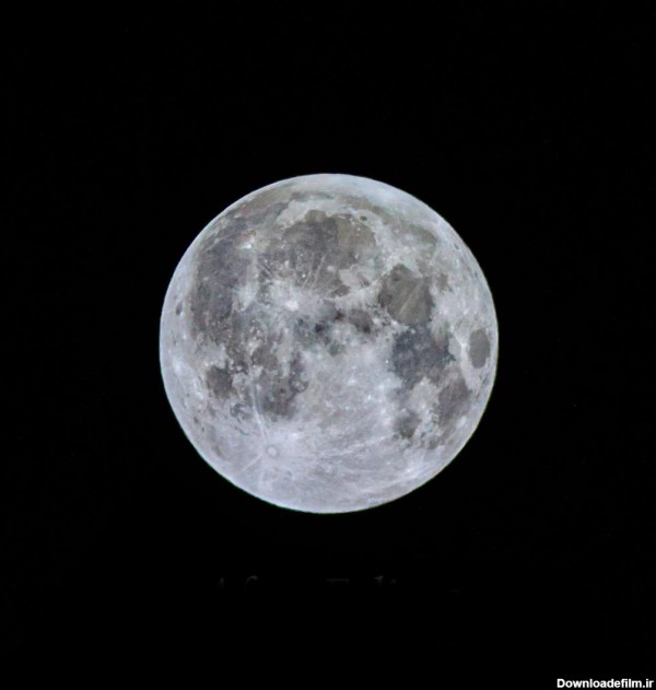 عکس ماه کامل شب