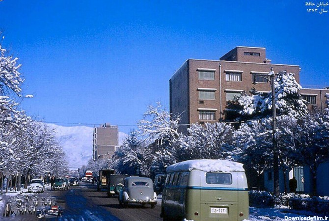 عکس | خیابان‌های معروف تهران قدیم در روزهای برفی - خبرآنلاین