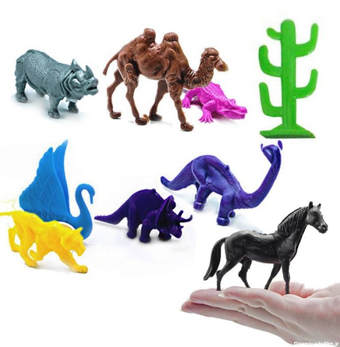 فیگور حیوانات پلاستیکی مدل باغ وحش 110