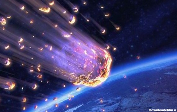 تصویر شهاب سنگ در فضا