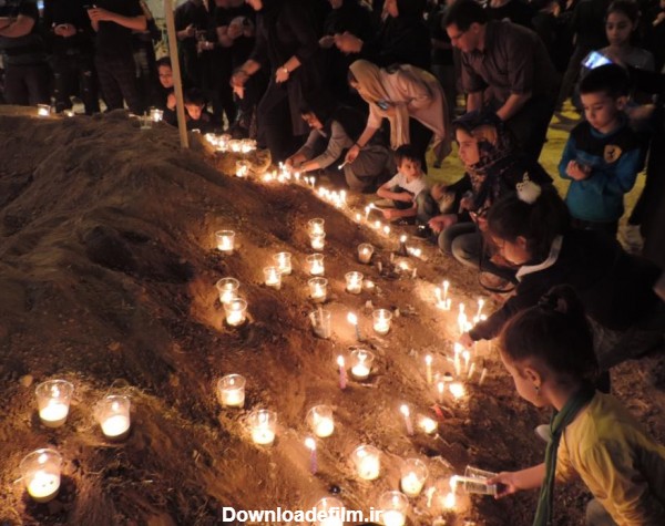 تصاویر | آیین شمع روشن کردن در شام غریبان - خبرآنلاین