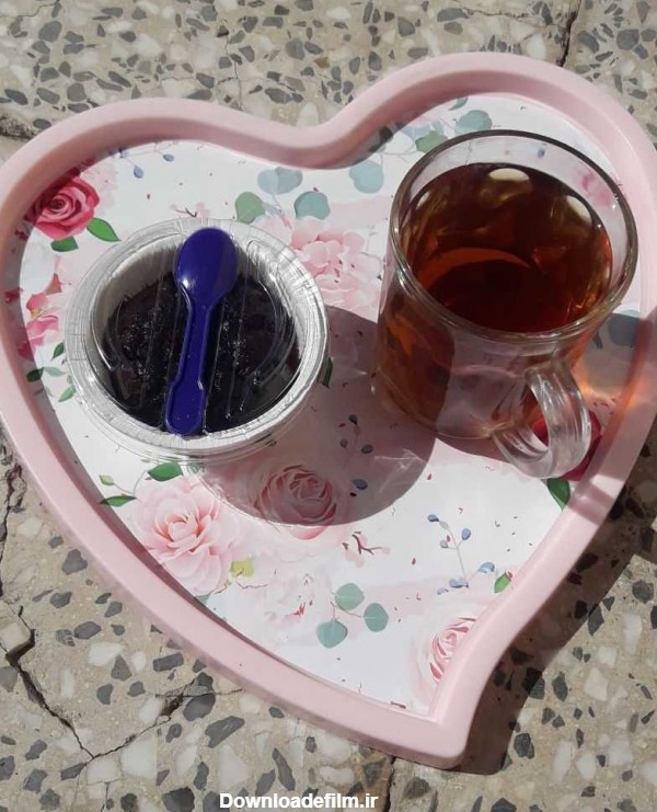 چای با کیک😋 - عکس ویسگون