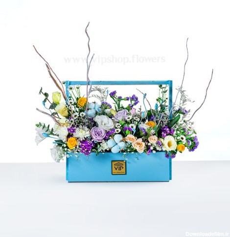 باکس گل رنگی و تابستانه برای مراسم شاد مناسب است.