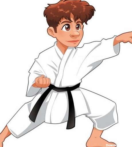 تصاویر کارتونی کاراته