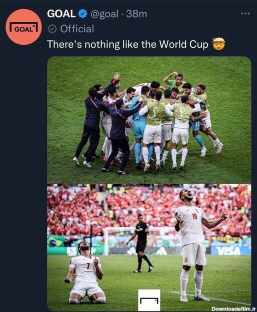 عکس | واکنش عجیب به برد ایران مقابل ولز | پیروزی ایران اصلا شبیه جام جهانی نبود!