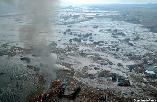 عکس های سونامی و زلزله وحشتناک در ژاپن