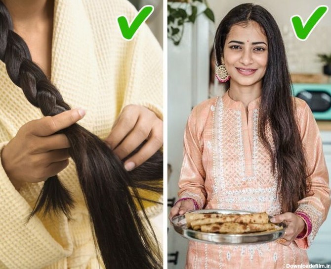 چرا زنان هندی شب ها با موی بافته می خوابند و این کار چه ...