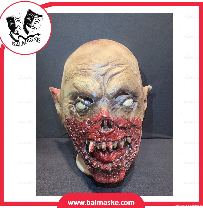 ماسک صورت حرفه ای - لاتکسی طرح زامبی خونی - فروشگاه بالماسکه