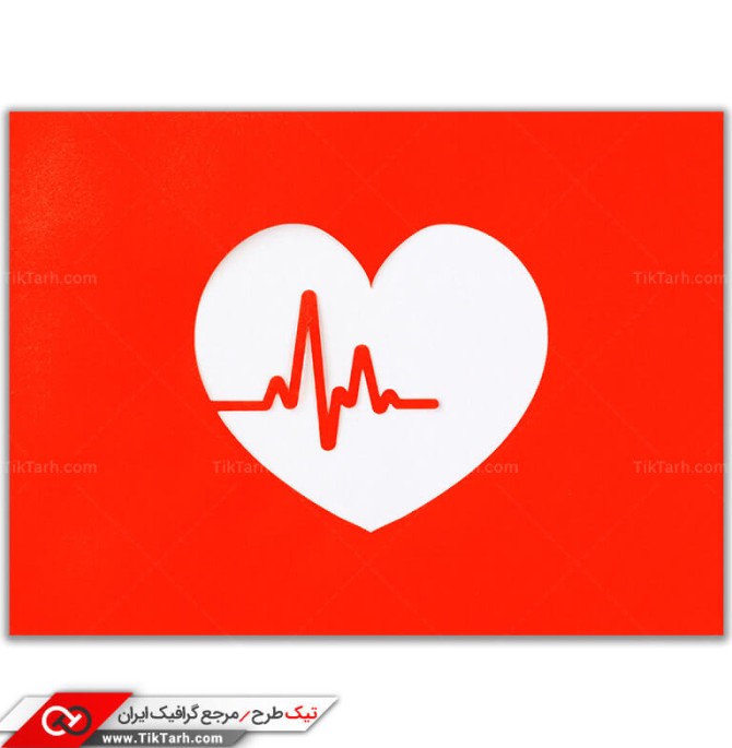 دانلود تصویر با کیفیت گرافیکی قلب و ضربان قلب | تیک طرح مرجع ...