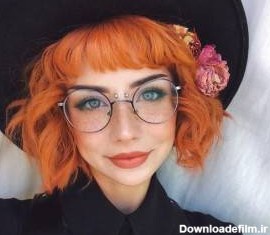 انواع رنگ مو و هایلایت نارنجی برای پاییز + تصاویر