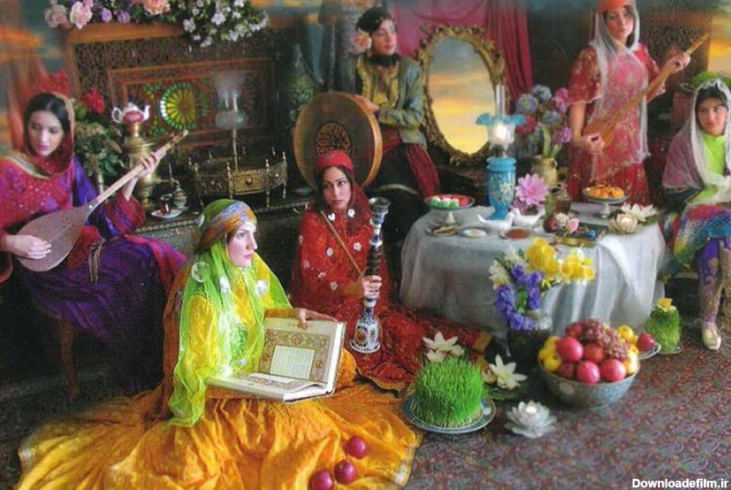 بانوان اصیل ایرانی در جشن های باستانی ایرانی