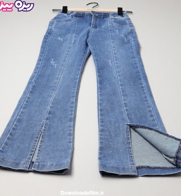 شلوار جین دمپا گشاد کد 2738 | فروشگاه پوشاک کودک ریزه پیزه