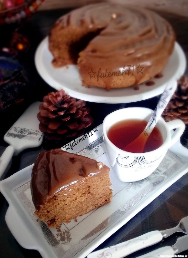 کیک چای با کرم چای | سرآشپز پاپیون