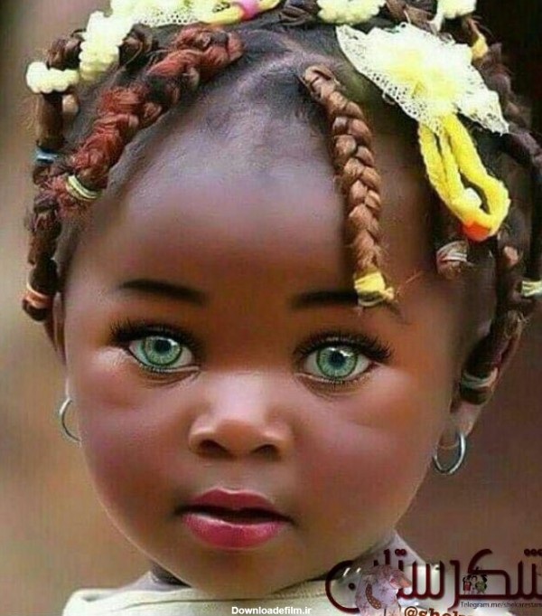 زیبا ترین دختر سیاه پوست - عکس ویسگون