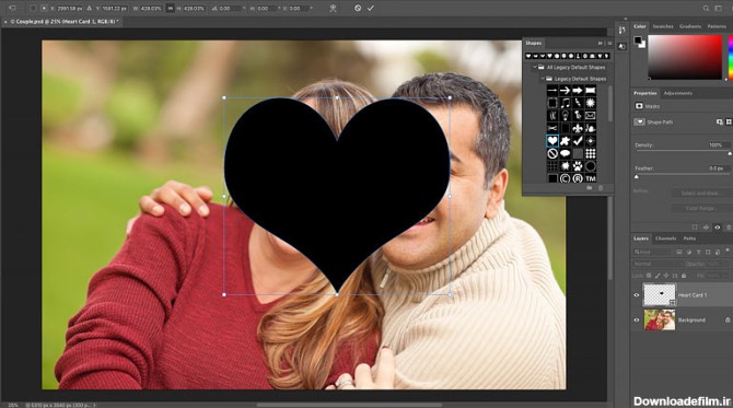 Place an Image in a Shape with Photoshop CC 2020