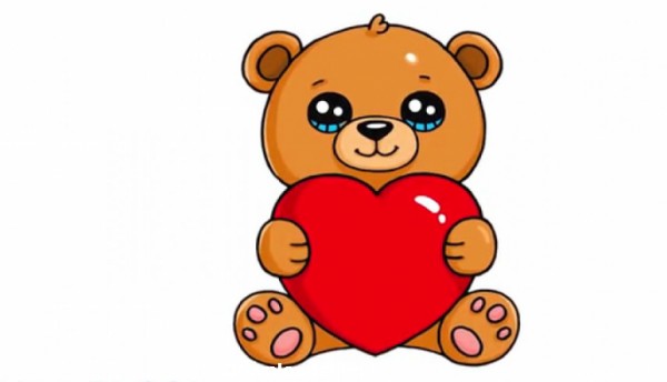 آموزش نقاشی برای کودکان - عروسک خرس های مهربون