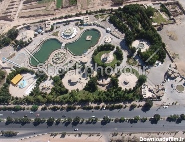 پارک شادی یزد- عکس هوایی - معماری - استوک فوتو - خرید عکس و فروش ...