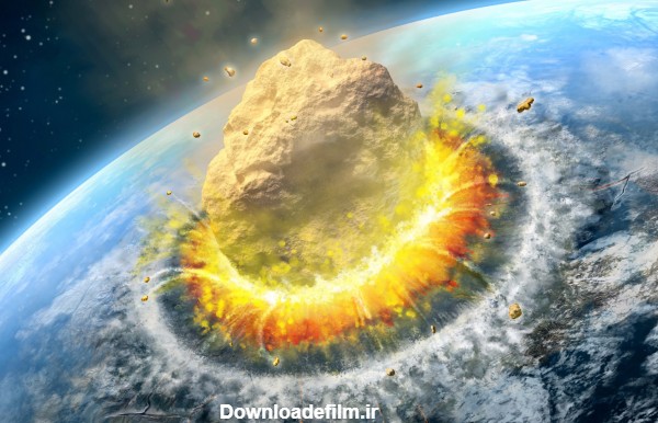 برخورد شهاب سنگ با کره زمین earth meteorite collision