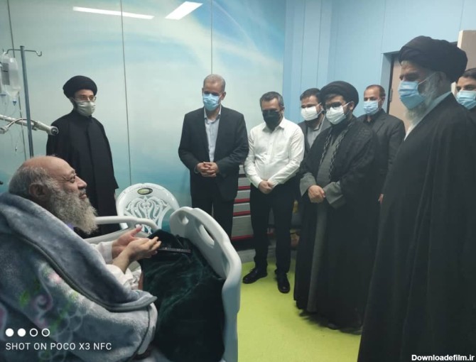 آیت الله موسوی جزایری در بیمارستان (عکس)