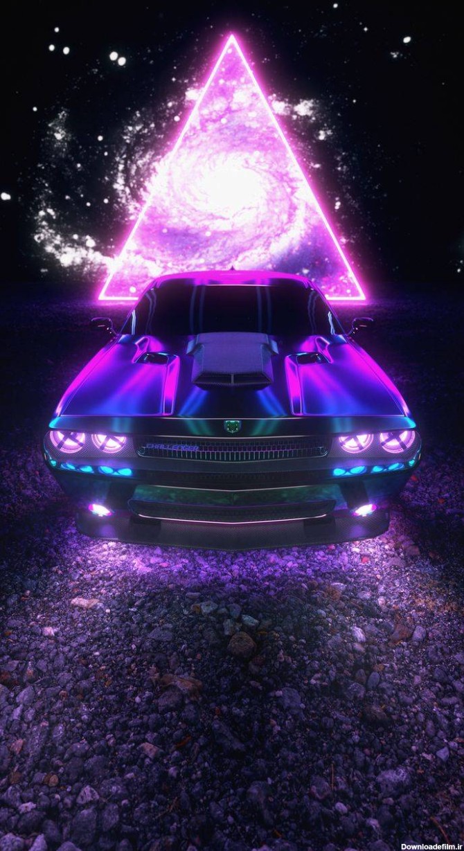 Neon Dodge Wallpaper : r/outrun
