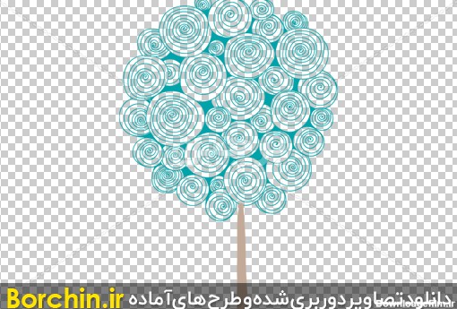 Borchin-ir-tree png plant دانلود طرح درخت با برگ های خاص و زیبا۲