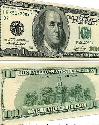 عکس یک دلار آمریکا
