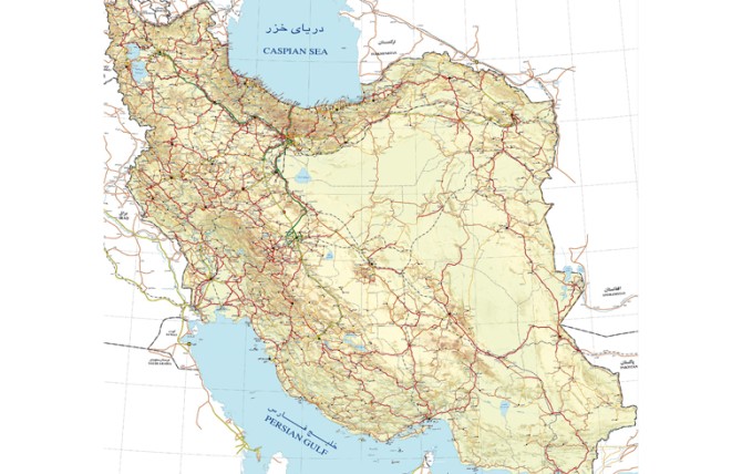 تصویر نقشه ایران