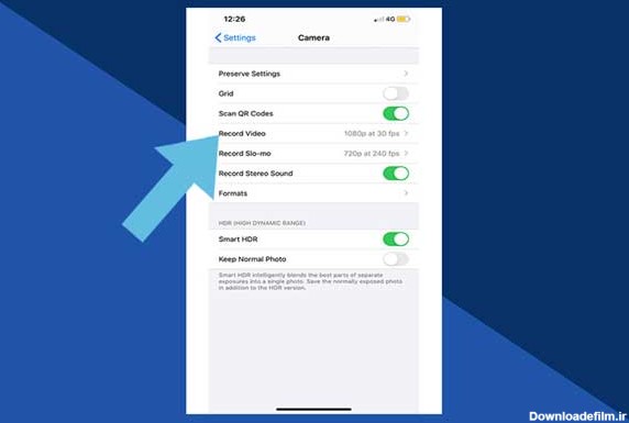 نحوه تنظیم تنظیمات دوربین iOS برای کیفیت مطلوب