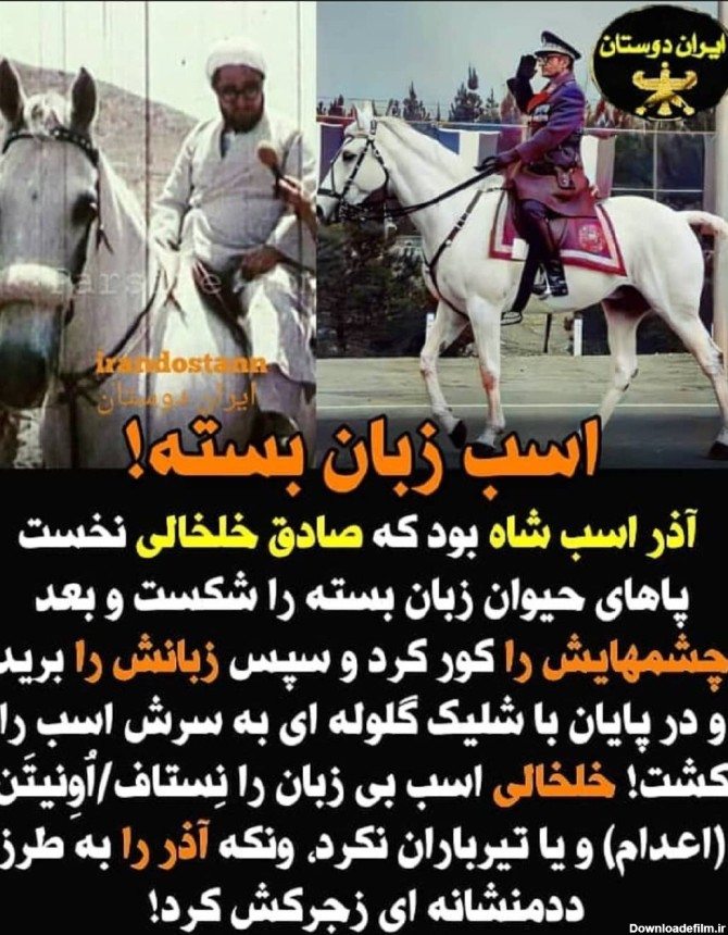 سرنوشت آذر اسب شاه - عکس ویسگون