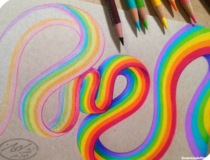 چند روش ترکیب رنگ ها در مداد رنگی به سبک حرفه ای ها - مجموعه هنری ...