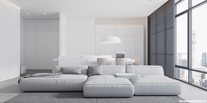 40 ایده جذاب رنگ سفید در دکوراسیون داخلی منزل - دکورمگ