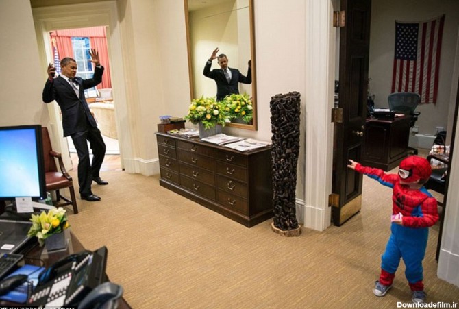 گزیده‌ای از عکس‌های اوباما در کاخ‌سفید+ تصاویر