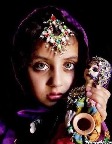 دختری افغان با زیباترین چشم‌های جهان + تصاویر | رویداد24