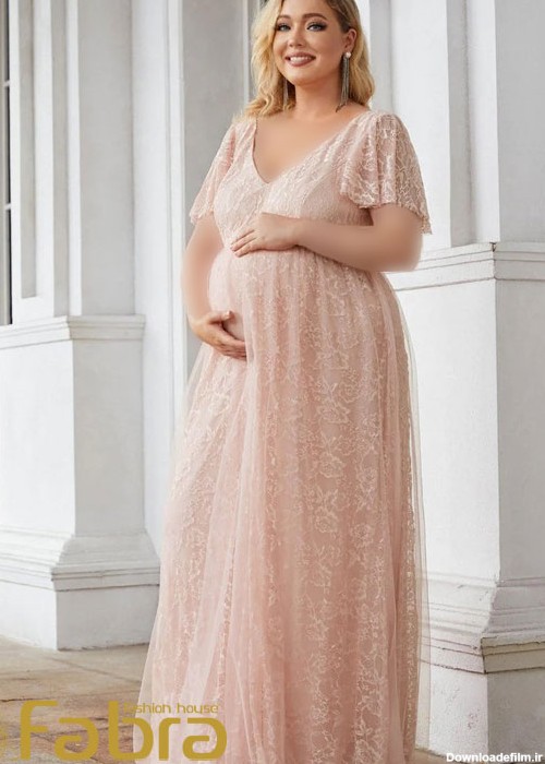 لباس مجلسی پوشیده حاملگی + لباس مجلسی بارداری جدید 2023 | نیوفابرا