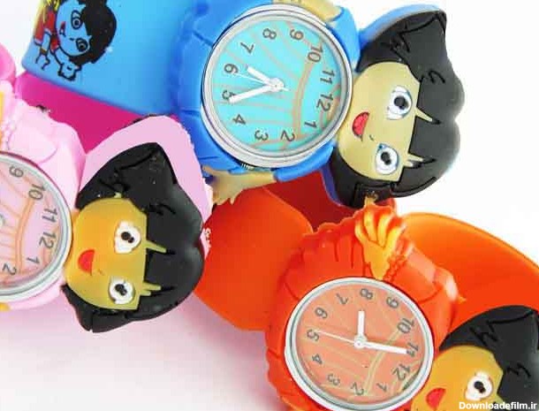 خرید آنلاین ساعت بچه گانه عروسکی فانتزی دخترانه کودکانه - ساعت مچی ...