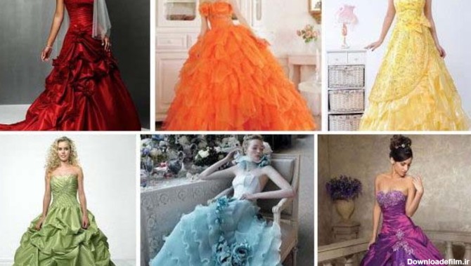 راهنمای انتخاب رنگ لباس عروس: رنگ لباس عروس را چگونه انتخاب ...